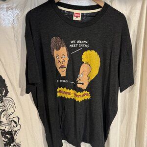 HOMAGE | BEAVIS & BUTTHEAD | Men's Short Sleeve T Shirt | 3XL